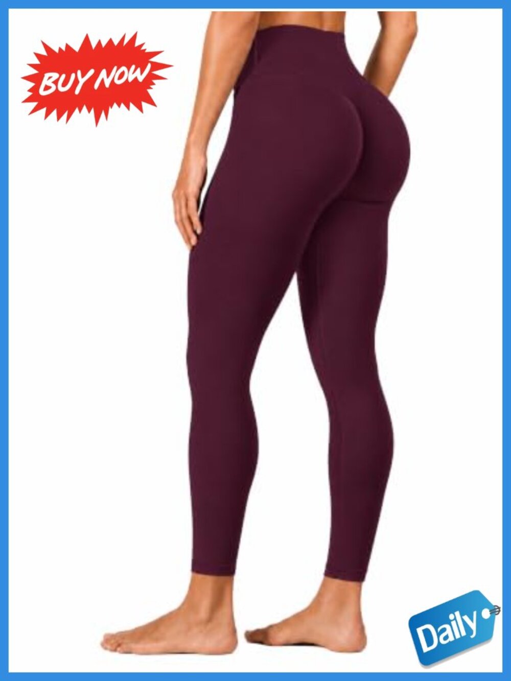 Women's High Waisted Seamless Workout Leggings Butt Lifting Tummy Control